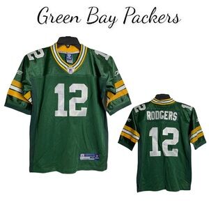 NWT Aaron Rogers NFL/Reebok Youth Green Bay Packers Jersey